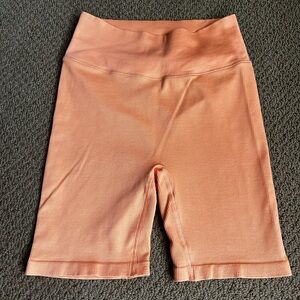 J.Crew Sculptstretch High rise ribbed bike shorts
